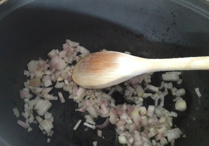 Parmesan mushroom risotto 03