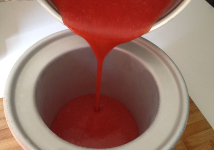 Strawberry sorbet 06