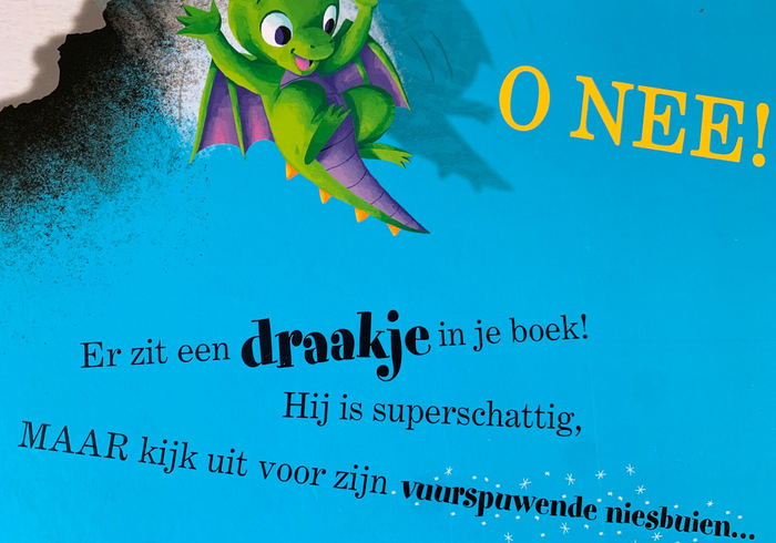 Er zit een draak in je boek sidepicll