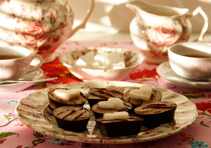 Chocoladebakjes home