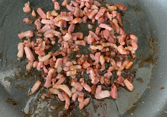 Bacon sprout salad 04