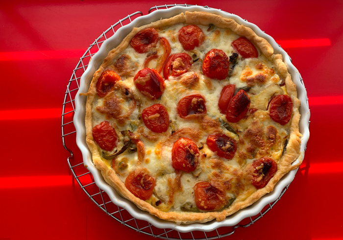 Aubergine quiche 19