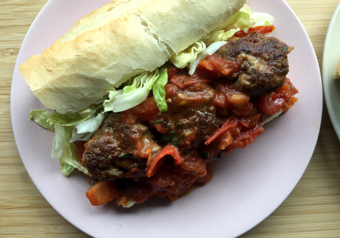 Meatball sandwich 11