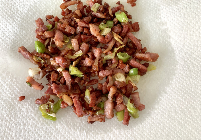 Bacon sprout salad 06