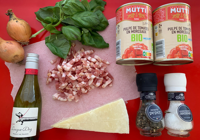 Amatriciana saus sidepic