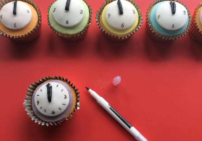 Oudejaars cupcakes 08