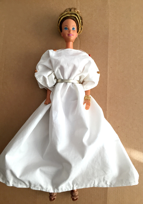 Greek barbie dress 11