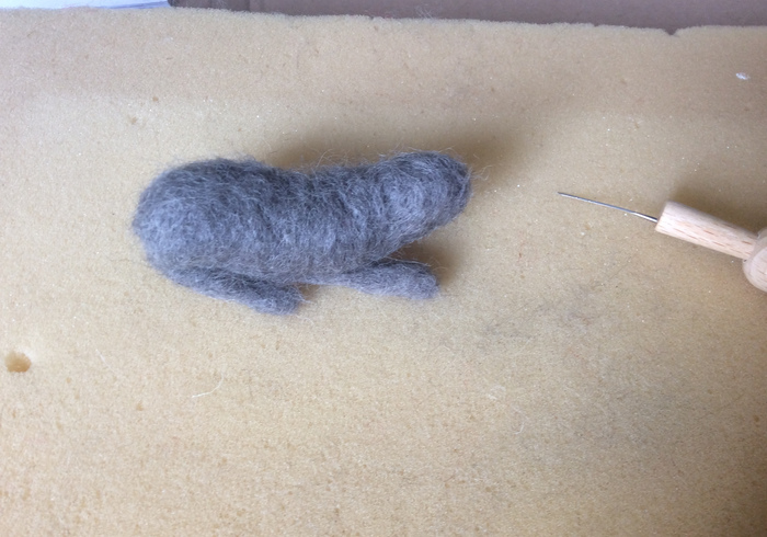 Needle felt bunny 12