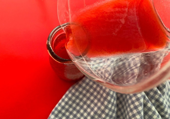 Aardbeien melk 11