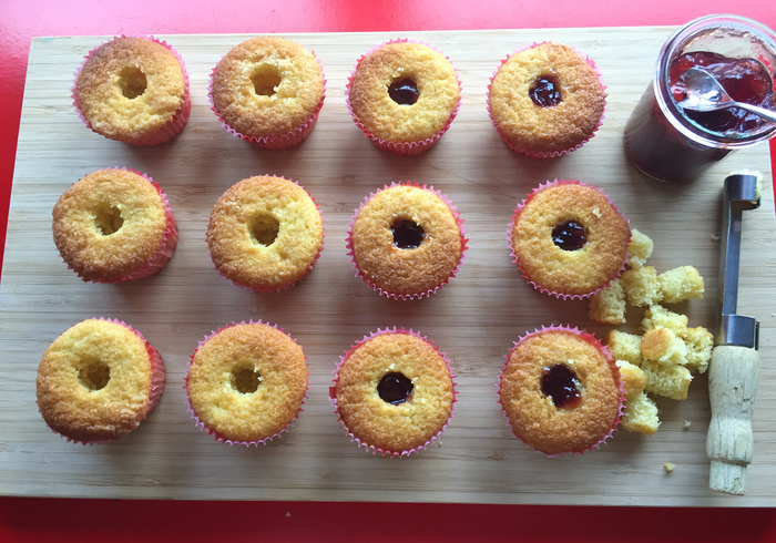 Bakewell cupcakes 11