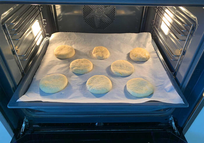 Zoete mini focaccia broodjes 17