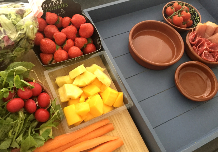 Crudite plank 12