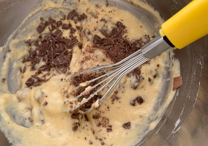 Chocolate chip pancakes 08