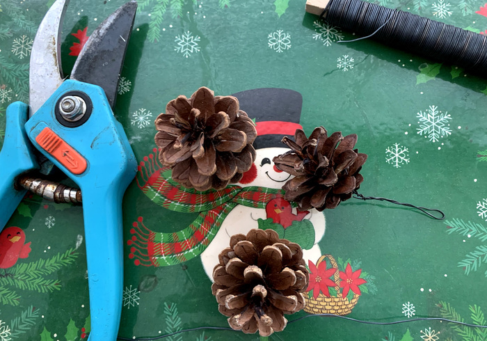 Kerststukje maken 04
