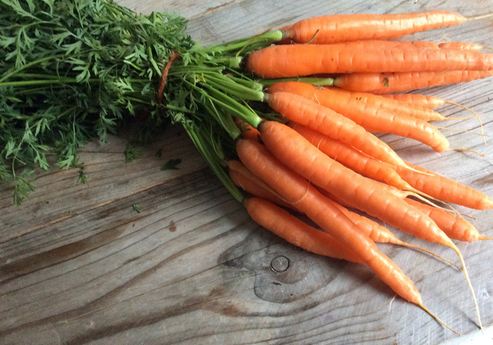 Glazed carrots sidepic