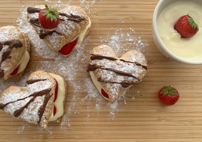 Mini cheesecake napoleons 13