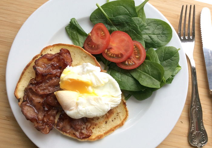 Breakfast pancakes sidepicll