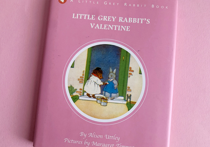 Little grey rabbits valentine sidepic