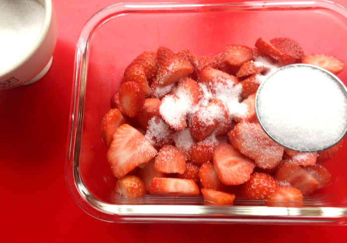 Strawberries cream semifreddo 03