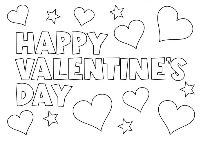 Kleurplaat valentijn 2015