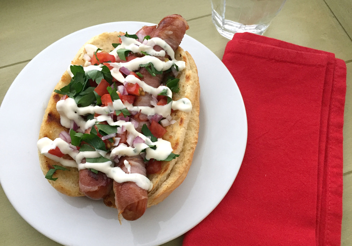 Sonoran hotdog home