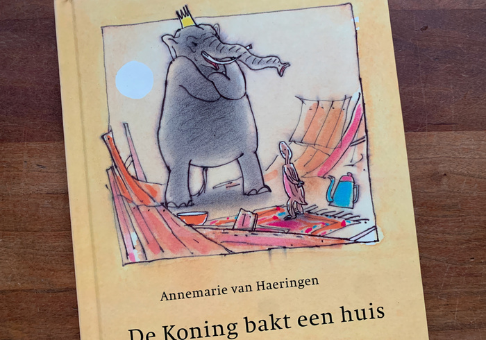 De koning bakt een huis homepage