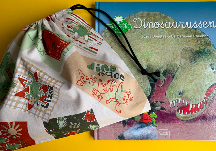Een dino handwerkzakje sidepicll