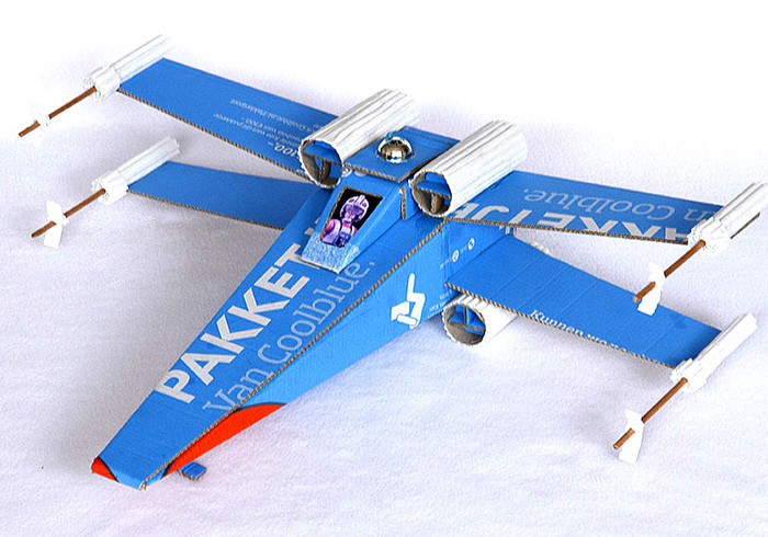 An X-wing fighter