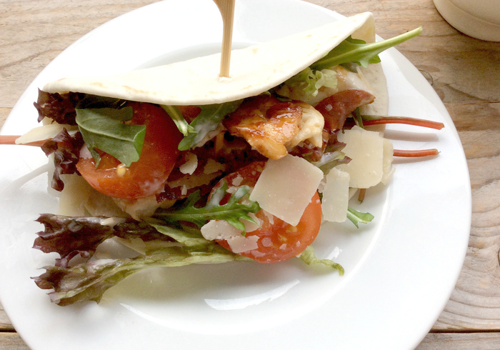 Mini Caesar wraps 
