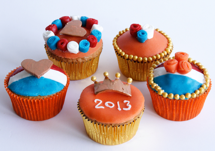 Liberation Day cupcakes