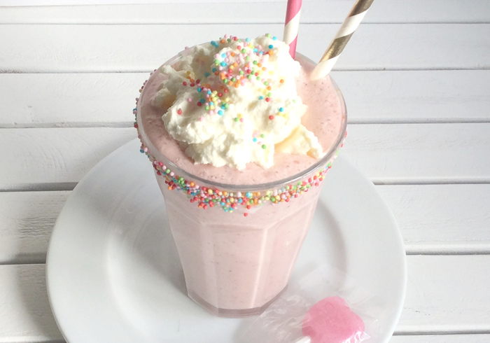 A Unicorn milkshake