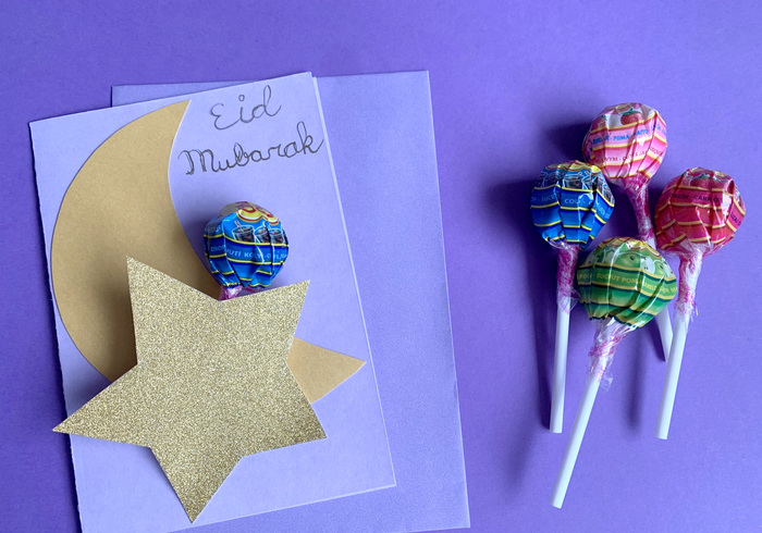 Een wenskaart voor Eid al Fitr