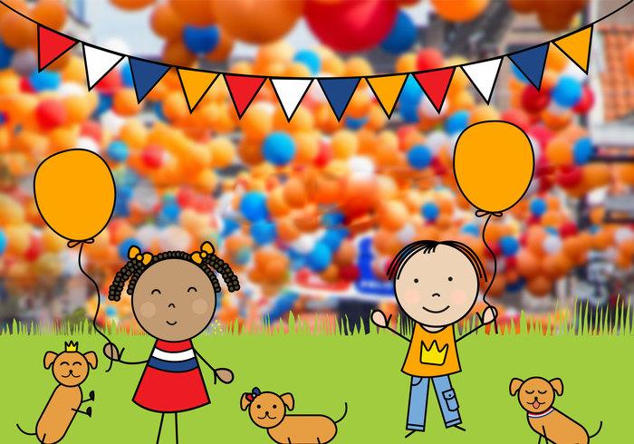 Vandaag is het Koningsdag