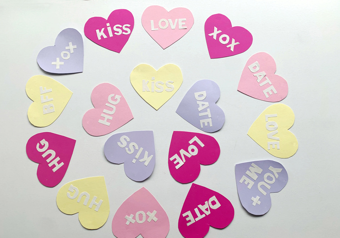 Snoephartjes voor Valentijn