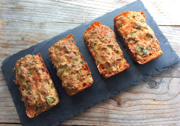 Courgette breads