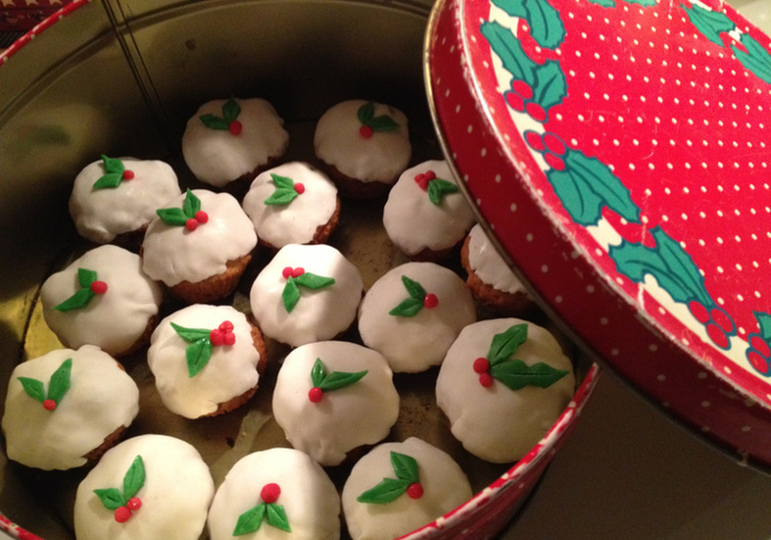 Mini-kerstmuffins