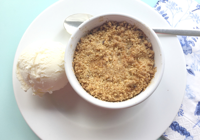 Rhubarb Crumble