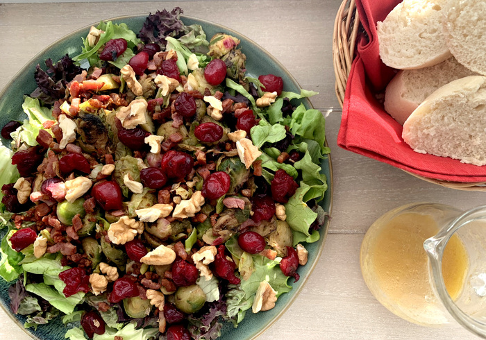 Bacon & spruitjes salade