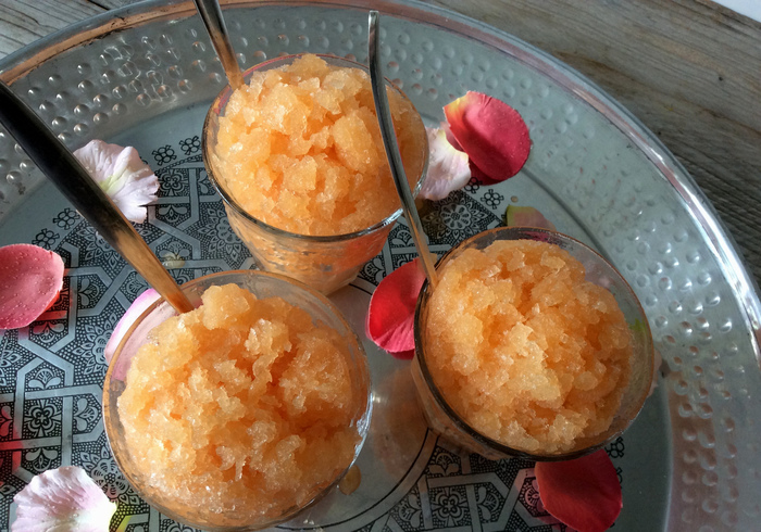 Oranjebloesem granita