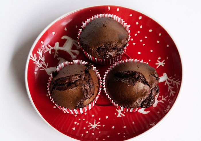 Dark chocolate muffins