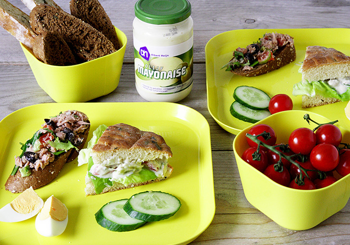 These slim lineTuna Sandwiches