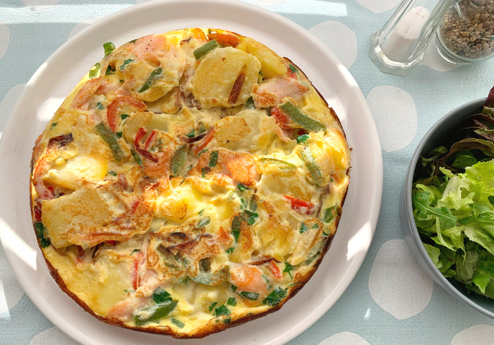 Bake a Spring omelet