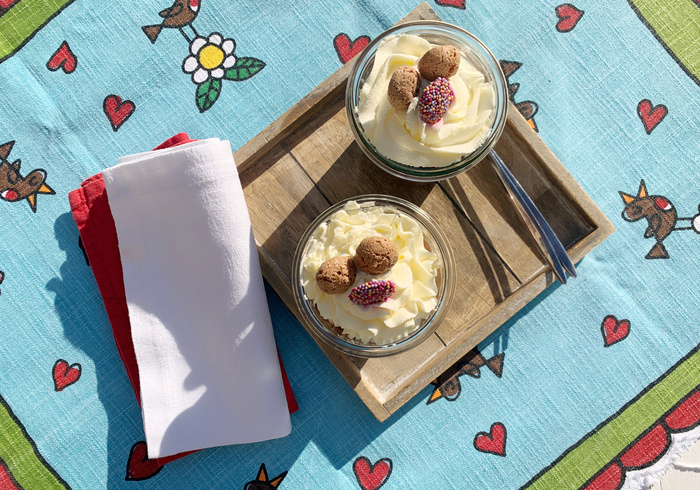 We are making Bunet pudding