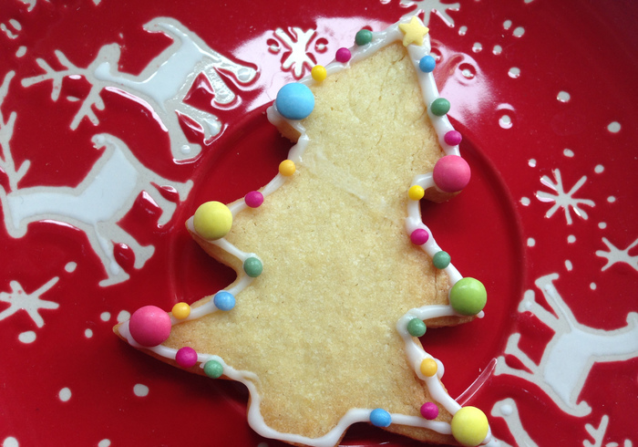 Kerstboomkoekjes