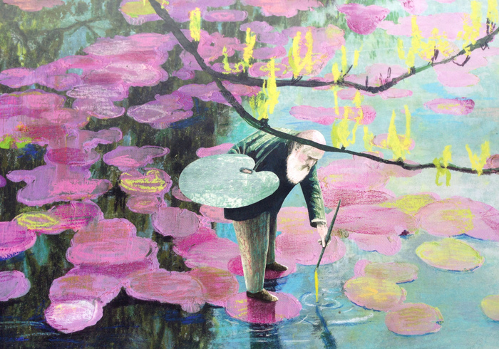 In de tuin van Monet
