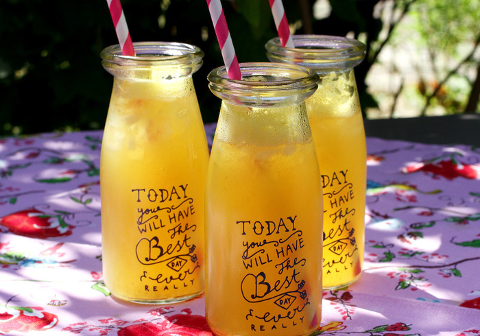 Home made orange lemonade