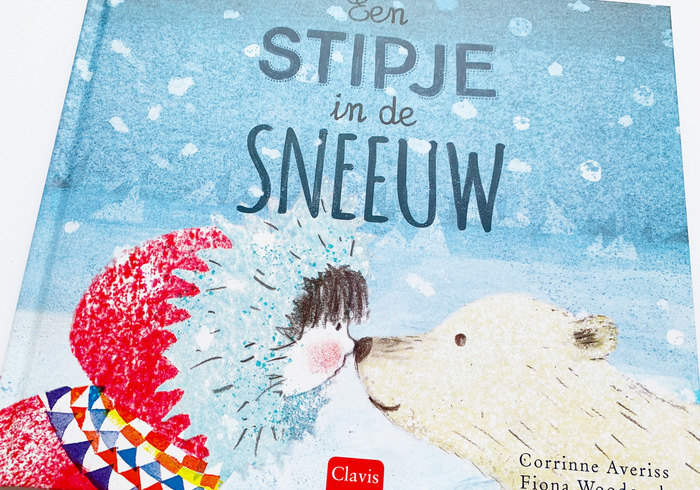 Een stipje in de sneeuw