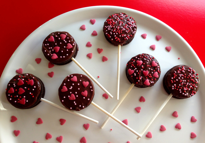 Maak Oreo Chocolade lollies