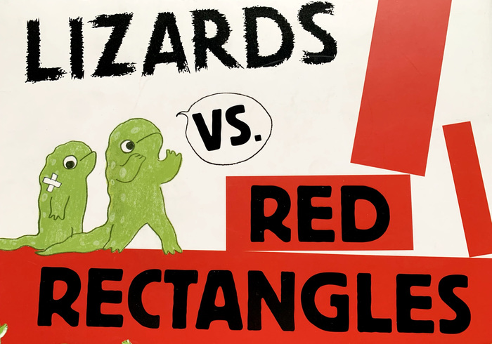 Green Lizards vs Red Rectangles