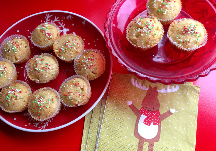 Witte chocolade muffins